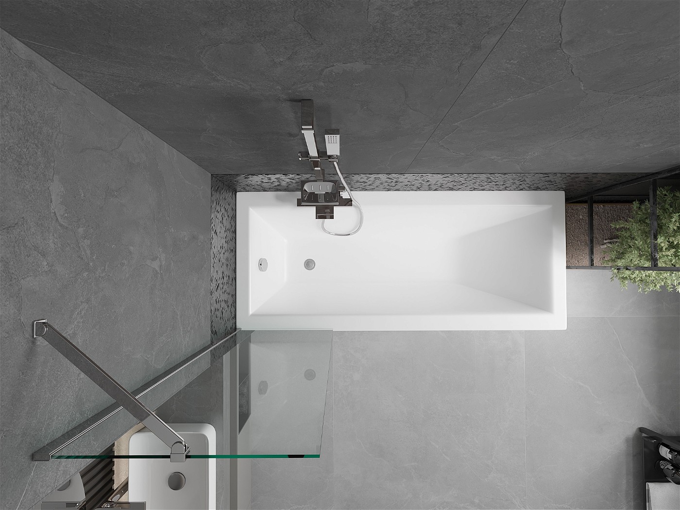 mexen-next-parawan-nawannowy-1-skrzydlowy-50-x-150-cm-transparent-chrom-895-050-000-00-00-01
